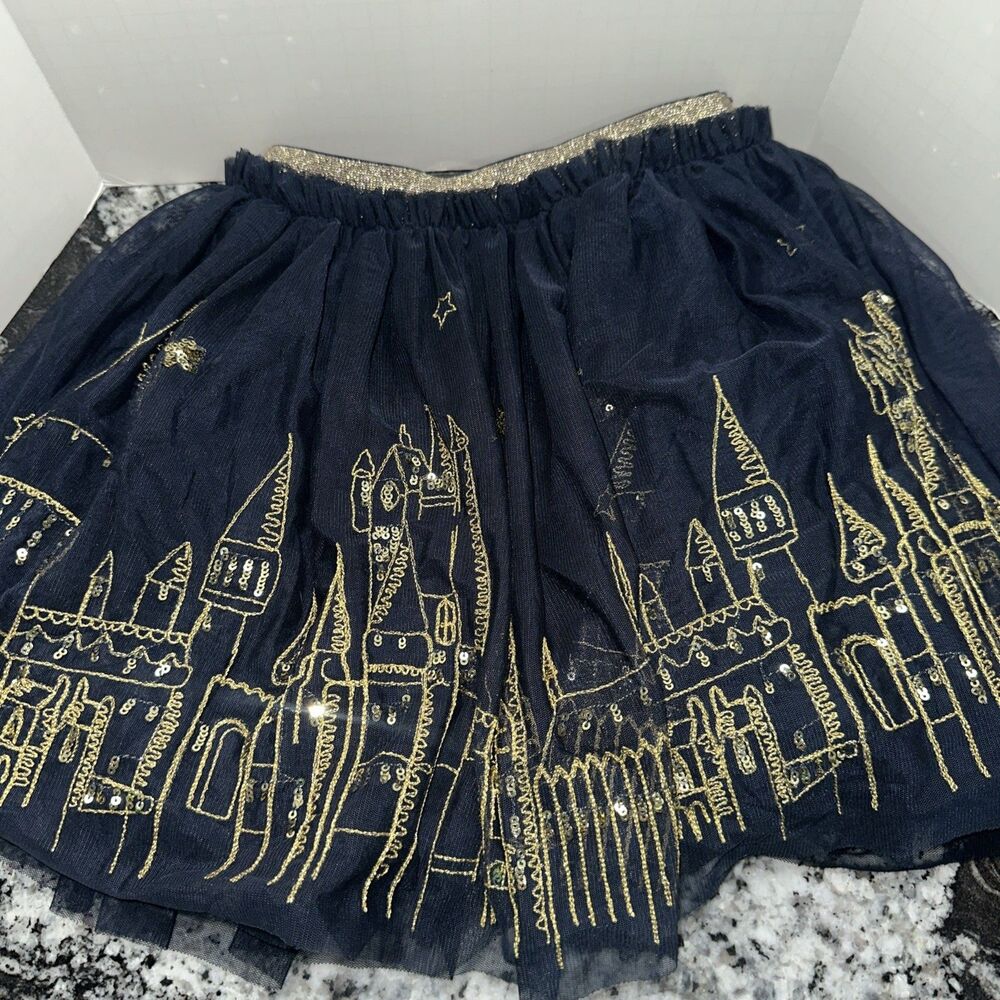 Mini Boden Hogwarts Embroidered Skirt Harry Potter Collection 4 5 New with Tags